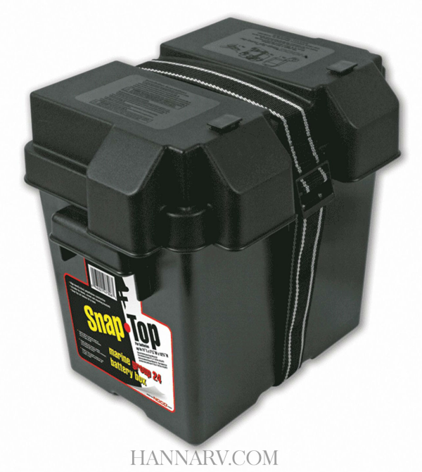 NOCO HM306BK Single 6 Volt Snap-Top Battery Box